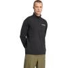imageadidas Mens Terrex Multi HalfZip Long Sleeve Hiking TShirtBlack