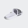 imageadidas Unisex Adult Adilette Shower Slip On SlidesWhiteWhiteBlack