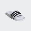 imageadidas Unisex Adult Adilette Shower Slip On SlidesWhiteWhiteBlack