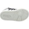 imageadidas UnisexChild Hoops Mid Basketball ShoeWhiteBlackOrbit Grey
