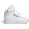 imageadidas UnisexChild Hoops Mid Basketball ShoeWhiteWhiteWhite