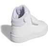 imageadidas UnisexChild Hoops Mid Basketball ShoeWhiteWhiteWhite