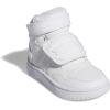 imageadidas UnisexChild Hoops Mid Basketball ShoeWhiteWhiteWhite