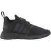 imageadidas UnisexChild NMDr1 C Little Kid SneakerBlackBlackGrey Elastic