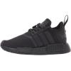 imageadidas UnisexChild NMDr1 C Little Kid SneakerBlackBlackGrey Elastic