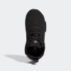 imageadidas UnisexChild NMDr1 C Little Kid SneakerBlackBlackWhite