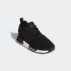 imageadidas UnisexChild NMDr1 C Little Kid SneakerBlackBlackWhite