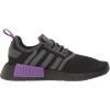 imageadidas UnisexChild NMDr1 C Little Kid SneakerCore BlackGrey SixActive Purple