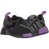 imageadidas UnisexChild NMDr1 C Little Kid SneakerCore BlackGrey SixActive Purple