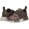 imageadidas UnisexChild NMDr1 C Little Kid SneakerOlive StrataWhiteOlive Strata