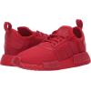 imageadidas UnisexChild NMDr1 C Little Kid SneakerScarletScarletScarlet Elastic