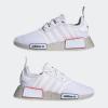 imageadidas UnisexChild NMDr1 C Little Kid SneakerWhiteWhiteGrey