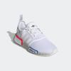 imageadidas UnisexChild NMDr1 C Little Kid SneakerWhiteWhiteGrey