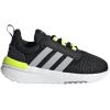 imageadidas UnisexChild Racer TR21 Running ShoeBlackHalo SilverSolar Yellow