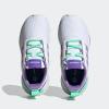 imageadidas UnisexChild Racer TR21 Running ShoeCloud WhiteViolet FusionPulse Mint
