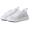 imageadidas UnisexChild Racer TR21 Running ShoeWhiteAlmost PinkBlue Tint