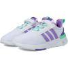 imageadidas UnisexChild Racer TR21 Running ShoeWhiteViolet FusionPulse Mint