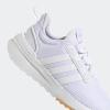 imageadidas UnisexChild Racer TR21 Running ShoeWhiteWhiteGrey One