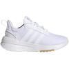 imageadidas UnisexChild Racer TR21 Running ShoeWhiteWhiteGrey One