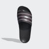 imageadidas Womens Adilette Aqua Slide SandalCore BlackMatt Purple MetallicCore Black