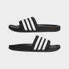 imageadidas Womens Adilette Comfort Slide SandalBlackWhiteBlack 2