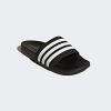 imageadidas Womens Adilette Comfort Slide SandalBlackWhiteBlack 2