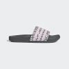 imageadidas Womens Adilette Comfort Slide SandalGreyClear PinkWhite