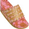 imageadidas Womens Adilette Comfort Slide SandalSemi PinkVictory GoldVictory Gold