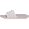 imageadidas Womens Adilette Comfort Slide SandalWhitePurple TintWonder White