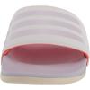 imageadidas Womens Adilette Comfort Slide SandalWhitePurple TintWonder White