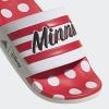 imageadidas Womens Adilette Comfort Slide SandalWhiteRay RedCore Black