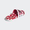 imageadidas Womens Adilette Comfort Slide SandalWhiteRay RedCore Black