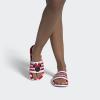 imageadidas Womens Adilette Comfort Slide SandalWhiteRay RedCore Black