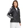 imageadidas Womens Essentials 3Stripes Insulated Hooded JacketBlack