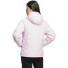 imageadidas Womens Essentials 3Stripes Insulated Hooded JacketClear Pink
