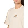 imageadidas Womens Essentials Leopard Print TShirtWonder WhiteWonder White