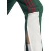 imageadidas Womens Tiro Cut 3Stripes Track PantsDark GreenCloud WhiteCollegiate Burgundy