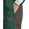 imageadidas Womens Tiro Cut 3Stripes Track PantsDark GreenCloud WhiteCollegiate Burgundy