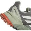 imageadidas Womens Trail Running ShoesSilver Green Off White Semi Impact Orange
