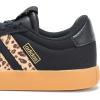 imageadidas Womens VL Court 30 SneakerBlackShadow BrownMatte Gold