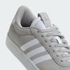 imageadidas Womens VL Court 30 SneakerGrey Two Cloud White Silver Metallic