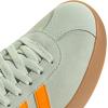 imageadidas Womens VL Court 30 SneakerLinen GreenCrew OrangeGold Metallic