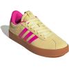 imageadidas Womens VL Court 30 SneakerPowder YellowShock PinkGold Metallic