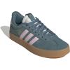 imageadidas Womens VL Court 30 SneakerPreloved TealClear PinkGold Metallic