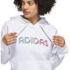 imageadidas Womens Wordmark Graphic HoodieWhite