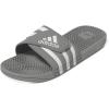 imageadidas unisexadult Adissage Slides GreyWhiteGrey 18