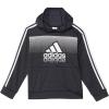 imageadidas Boys Pullover Hoodie Poly Hooded SweatshirtBlack Heather