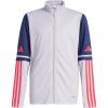imageadidas Kids Squadra 25 Training JacketGlory GreyTeam Navy BluePure Ruby
