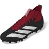 imageadidas Mens Adizero Impact2 American Football SneakerBlackWhiteTeam Power Red