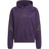 imageadidas Mens Basketball Crazy Warm Fleece Hoodie Aurora PlumBlack